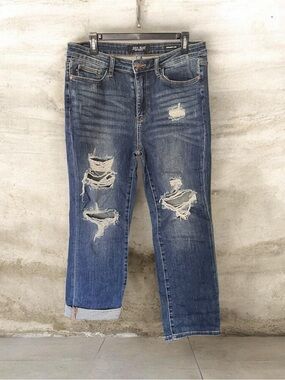 Distressed Blue Women’s Jeans - Judy blue